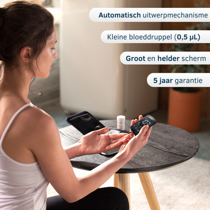 CareSens N Premier Glucosemeter Startpakket – Slim, Snel en Bluetooth-Connected