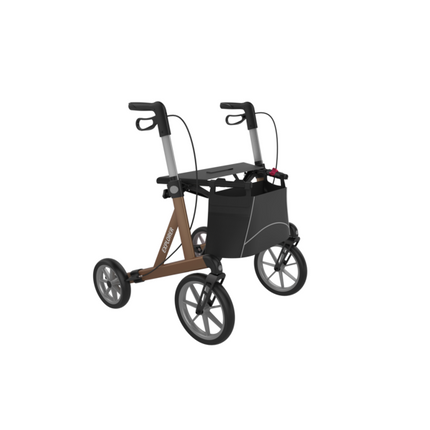 Explorer Outdoor Rollator - Geschikt voor 200 kg met Grote Zachte Wielen (9 kg)