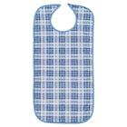 Washable bib Checked blue