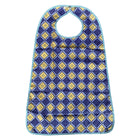 Wasbare slab met print Blauw/ geel geruit