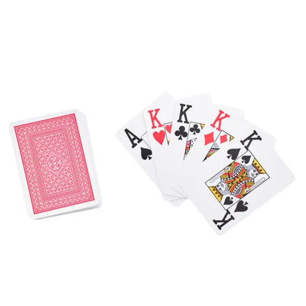 Playing cards with large images