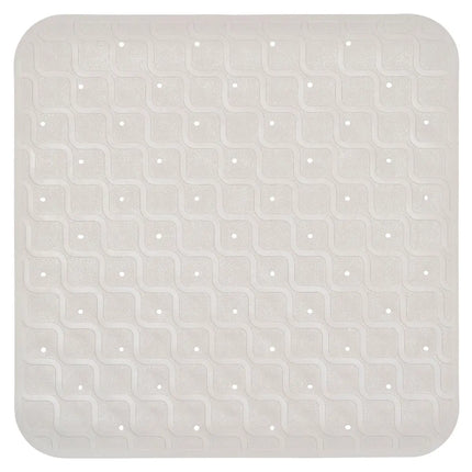 Dusch-/Badematte, rutschfest, 53 x 53 cm, Weiß