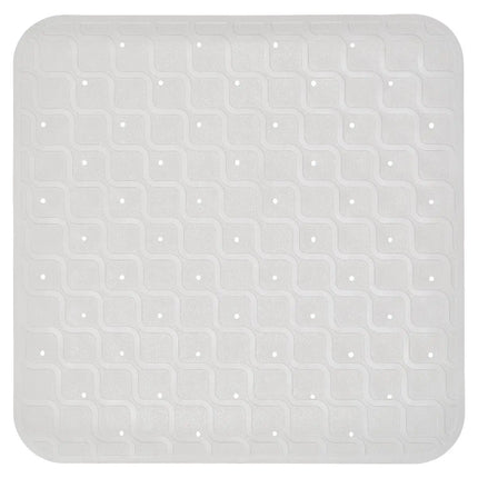 Dusch-/Badematte, rutschfest, 53 x 53 cm, Weiß