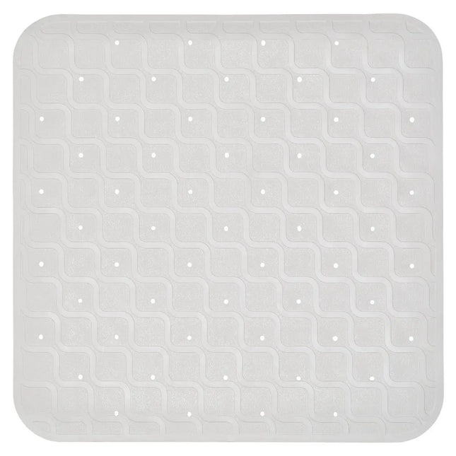 Dusch-/Badematte, rutschfest, 53 x 53 cm, Weiß