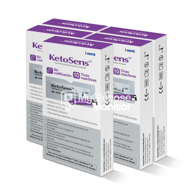 CareSens KetoSens Ketone Test Strips (10 pcs) – Reliable B-ketone measurements