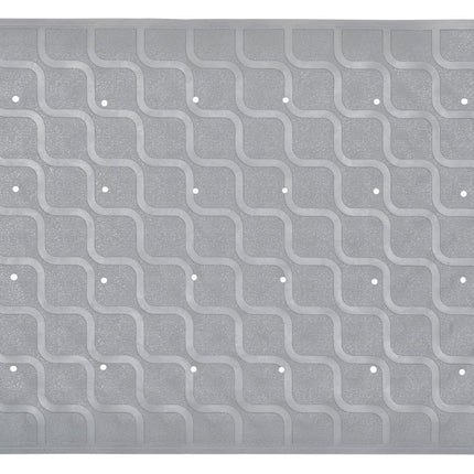 MultiMotion douchemat / badmat antislip - 70 x 40 cm Grijs