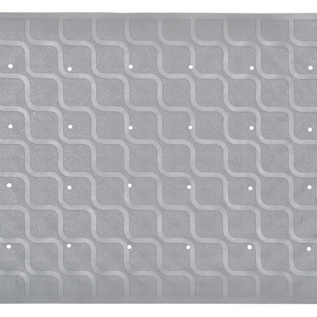MultiMotion douchemat / badmat antislip - 70 x 40 cm Grijs