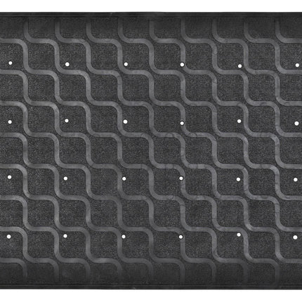 MultiMotion douchemat / badmat antislip - 70 x 40 cm Zwart