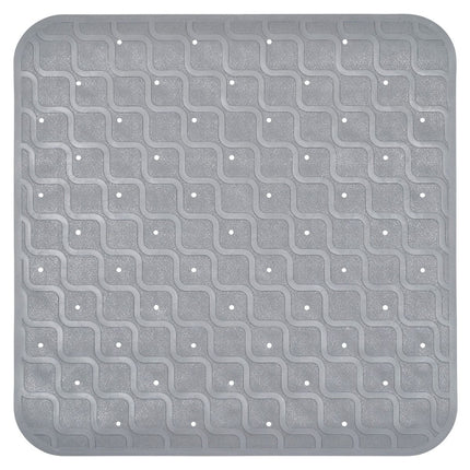 MultiMotion douchemat / badmat antislip - 53 x 53 cm Grijs