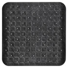 MultiMotion douchemat / badmat antislip - 53 x 53 cm Zwart