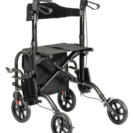 Duo rollator &amp; wheelchair in 1