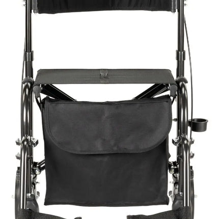 Duo rollator &amp; wheelchair in 1