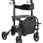Duo rollator & wheelchair in 1