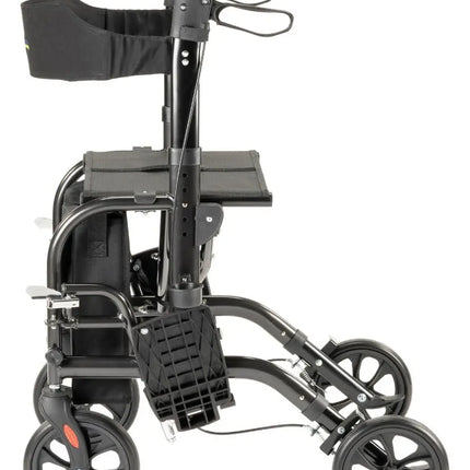 Duo rollator &amp; wheelchair in 1