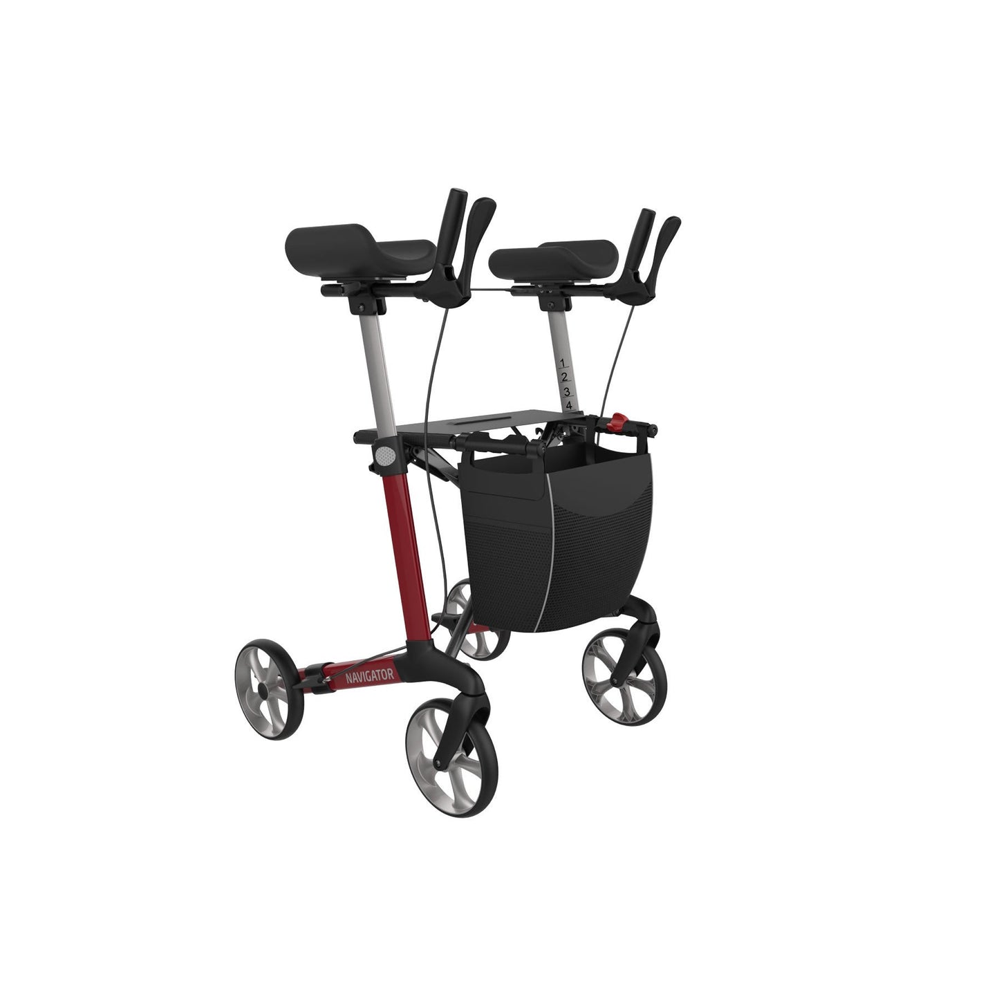 Navigator rollator met onderarmschalen