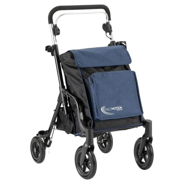 Shopper shopping rollator Denim blue