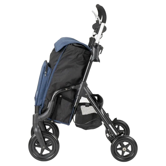 Shopper shopping rollator Denim blue