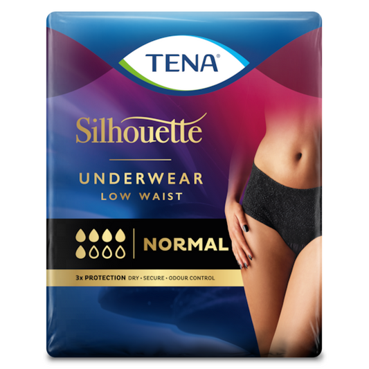 TENA Silhouette Normal Noir - Lage Taille M