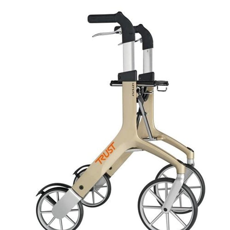 TrustCare Let's Fly rollator (inclusief bagagetas)