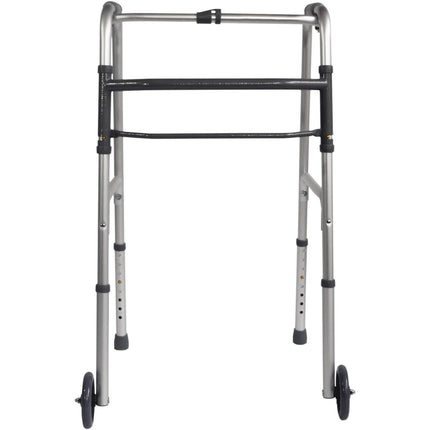 Opvouwbaar Looprek met Wielen – Lichtgewicht Aluminium