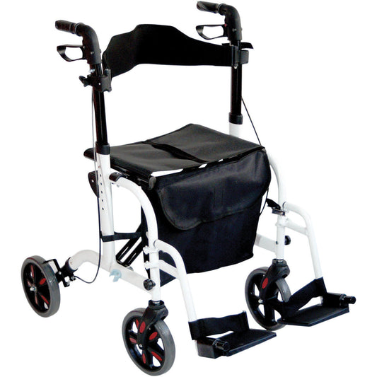 Duo Deluxe: Rollator and Wheelchair