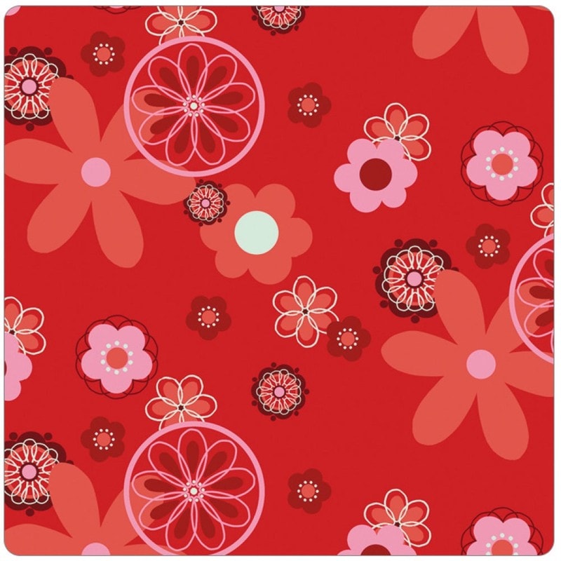 Theraline Cover retro flower red
