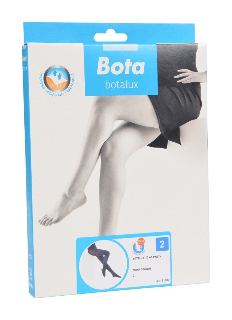 Botalux 70 support tights at nero - black opaque