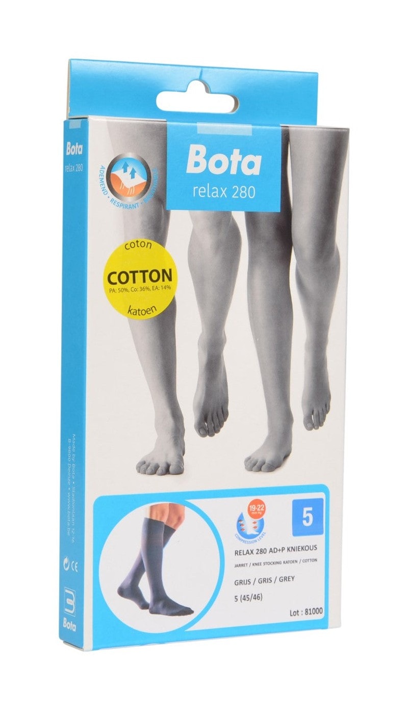 Relax 280 cotton under the knee ad+p gray