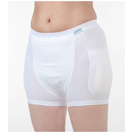 Hip protector briefs 1411 000 +pu lady - white