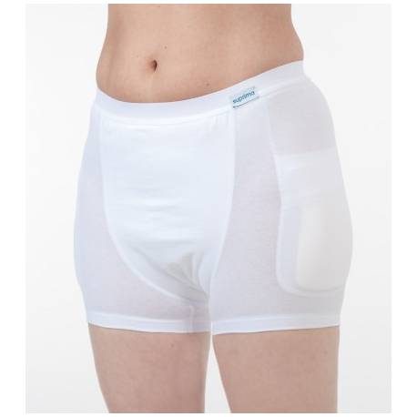 Hüftprotektor-Slip 1411 000 +PU Damen - weiß