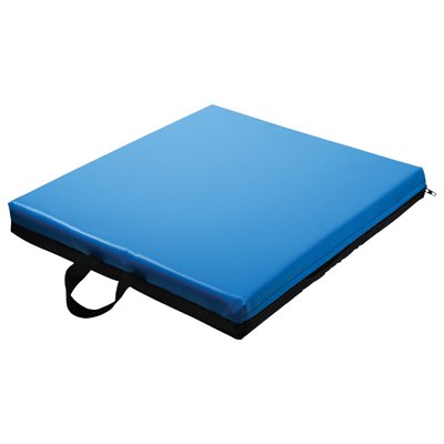 Gel seat cushion with removable plastic cover